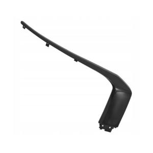 Moulure droite de pare-chocs avant pour MITSUBISHI L200 V Phase 2 2019-2023, partie supérieure, noire lisse, Neuve à peindre