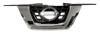 Grille de calandre radiateur pour NISSAN JUKE I phase 2 depuis 05/2014, sans logo, Noire avec moulure chrome, Neuve