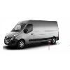 Moulure baguette centrale sur porte latérale gauche pour RENAULT MASTER III phase 3, depuis 2019, trou feu gabarit, châssis long, noire 92.5 cm, Neuve