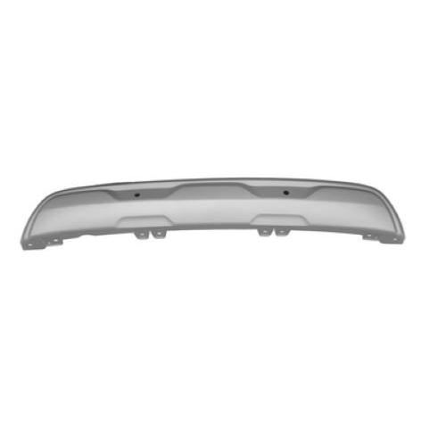 Moulure pare chocs arrière pour RENAULT CAPTUR II 2020-2024, 2 trous radar, peint en argent, Neuve