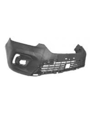 Pare chocs avant pour RENAULT KANGOO III phase 1 depuis 2021, noir gaufré, avec trou feu antibrouillard, Mod. VAN, Neuf