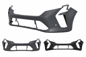 Pare chocs avant pour MITSUBISHI COLT depuis 01/2023 , avec trous PDC + Park assist, Neuf à peindre
