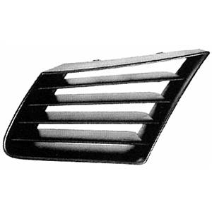 Grille calandre supérieure gauche pour SEAT IBIZA III phase 2, 2006-2008, noire, pare chocs avant