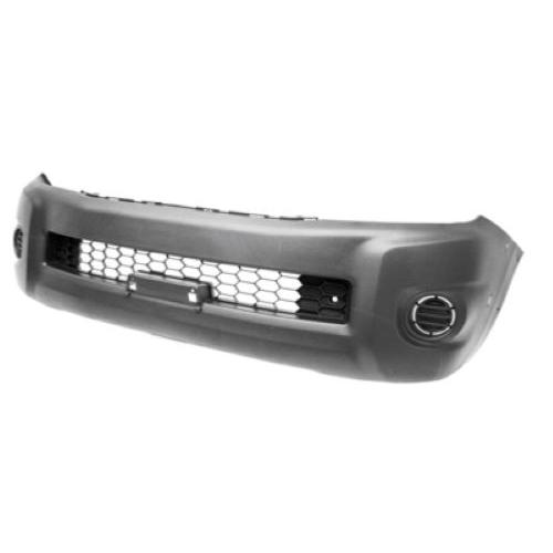 Pare chocs avant pour TOYOTA HILUX PICK UP 2008-2011, noir gaufré, trous élargisseur, Neuf