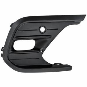 Grille pare-chocs avant droite pour VOLKSWAGEN POLO VI phase 2 depuis 2021, noire, avec trou antibrouillard, Neuve