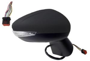 Rétroviseur droit pour CITROËN C3 AIRCROSS 2017-2021, électrique, dégivrant, sonde, noire, Neuf