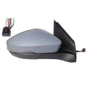 Rétroviseur extérieur droit électrique pour VOLKSWAGEN T-CROSS, depuis 2019, rabattable électriquement, mémoire, dégivrant, Neuf à peindre