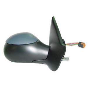 Rétroviseur droit électrique pour PEUGEOT 206 CC, 2000-2003, connecteur carré avec 9 trous, dégivrant, sonde, à peindre
