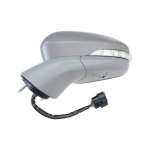 Rétroviseur gauche pour FORD MONDEO IV phase 2 depuis 2019, électrique, lumière de courtoisie et système BLIS, 11 PIN, asphérique, dégivrant, rabattable, avec clignotant, Neuf à peindre