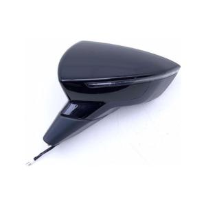 Rétroviseur gauche pour SEAT IBIZA V phase 1 2017-2021, électrique, noir, chauffant, avec feu, avec BLIS, convexe, 8 PIN, Neuf