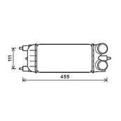 Intercooler pour CITROËN C5 II ph.2 depuis 2010, OEM: 0384P5, Neuf