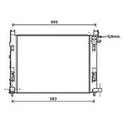 Radiateur de refroidissement moteur pour RENAULT CAPTUR 2013-2017, OEM: 214100078R, Neuf