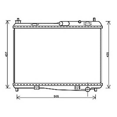 Radiateur de refroidissement moteur pour FORD B-MAX depuis 2012, OEM: 1548603, Neuf