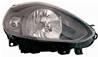 Phare Optique avant droit pour FIAT PUNTO EVO, 2009-2011, H4, gris fonc, Neuf