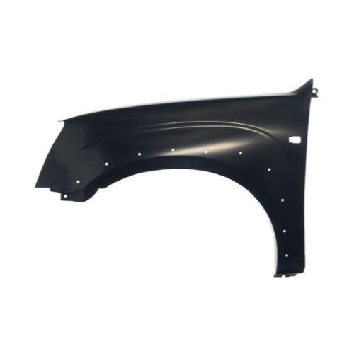 Aile avant gauche pour ISUZU D-MAX I phase 2 2007-2011, avec trous élargisseur 4WD modèle 3D, avec trou feu répétiteur, Neuve