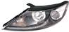 Phare Optique avant gauche pour KIA SPORTAGE 2010-2014, H7+H7, Fond noir, Feu de jour led, Neuf