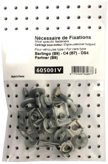 C4 / C4 PICASSO PIECES CARROSSERIE Clip de Fixation Cache Sous