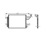 Condenseur de Climatisation pour SMART FORFOUR 2004-2006, OEM: A4548300070, Neuf