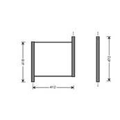 Radiateur de refroidissement moteur pour SMART FORTWO CABRIO 450 2000-2007, OEM: 0003428V006, Neuf