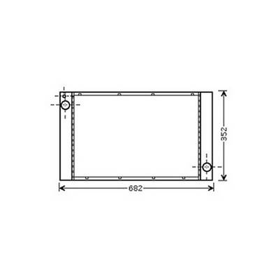 Radiateur de refroidissement moteur pour MINI CLUBMAN R55 2007-2014, OEM: 17112751275, Neuf