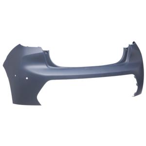 Pare chocs arrière pour PEUGEOT 208 II phase 1 2019-2023, 4 trous radar et trou caméra, Neuf à peindre