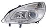 Phare Optique avant gauche pour RENAULT SCENIC II phase 2, 2006-2009 H7+H1, fond chromé, Neuf