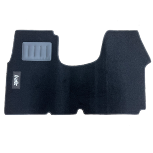 Tapis de sol Auto pour RENAULT TRAFIC, de 2001 à 2014, avec sigle TRAFIC, moquette noire, Neuf