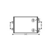 Condenseur de Climatisation pour RENAULT MASCOTT ph.2 2004-2010, OEM: 5010514383, Neuf