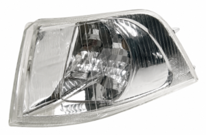 Phare avant gauche pour S40V40 2000-2002, crystal / chrome, sans porte-lampe, Neuf
