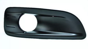 Grille calandre droite pour CITROËN C4 II ph.1 2010-2014 noire, trou antibrouillard pare chocs avant