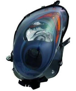 Phare Optique avant gauche pour ALFA ROMEO MITO H7 + H7 fond noir Neuf 2008-2016