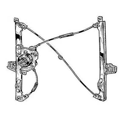 Lève vitre avant droit pour CITROËN C2 phase 1 2003-2008, manuel, Mod. 3 portes, Neuf