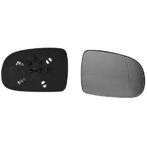 Miroir Glace rétroviseur droit pour OPEL CORSA C phase 2, 2003-2006, à clipser, Neuf