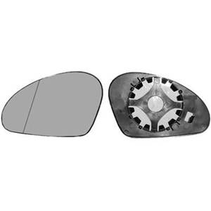 Miroir Glace rétroviseur gauche pour SEAT IBIZA III phase 1, 2002-2006, asphérique, à clipser, Neuf