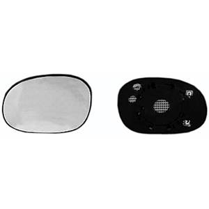 Miroir Glace rétroviseur gauche pour CITROËN XSARA PICASSO phase 2, 2004-2010, dégivrant, à clipser