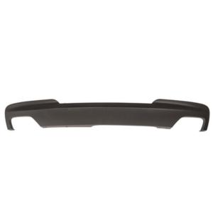 Spoiler Pare chocs arrière pour BMW Serie 5 F10 M-TECH, 2010-2013, double sortie de pot d''échappement, noir, Mod.550, Neuf