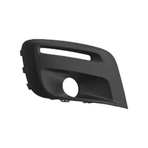 Grille de calandre droite pour PEUGEOT PARTNER II ph.3 2015-2018, noire, trou feu antibrouillard