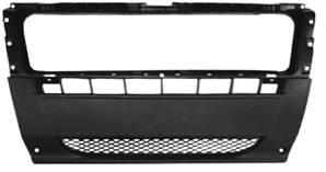 Pare chocs avant central pour FIAT DUCATO III phase 1, 2006-2014, noir, avec grille inférieure