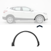Embout - Tour d'aile avant droite pour NISSAN QASHQAI II ph. 1 2014-2017, Noir, Neuf