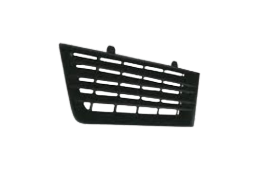Grille calandre supérieure droite pour SEAT IBIZA III phase 1, 2002-2006, noire, pare chocs avant