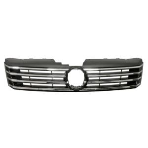 Grille radiateur centrale pour VOLKSWAGEN PASSAT B7 2011-2014, Chromée Noire, Neuve