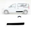 Moulure couverture porte arrière gauche pour DACIA DOKKER phase 1 2012-2017, clips,  noire gaufré, Neuve