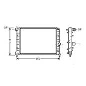 Radiateur de refroidissement moteur pour ALFA ROMEO 147 ph.2 2004-2010, OEM: 46842843, Neuf
