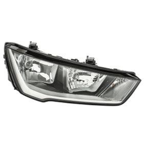 Phare Optique avant droit pour AUDI A1 2014-2018, H7+H15+-HY21W, chromé, Neuf