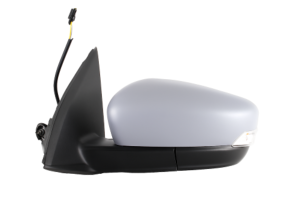 Rétroviseur gauche pour SKODA FABIA III phase 1 2018-2021, a cable, avec feu, convexe/chromée, Neuf à peindre