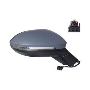 Rétroviseur droit pour VOLKSWAGEN ID.3 depuis 2020, électrique, thermique, avec feu LED, coque à peindre, 6 PIN, Neuf