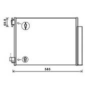 Condenseur de Climatisation pour SMART FORTWO depuis 2014 (453), OEM: 921006454R, Neuf