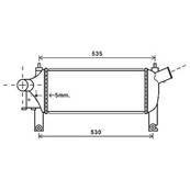 Intercooler pour NISSAN NAVARA/PATHFINDER 2005-2010, OEM: 14461EB360, Neuf