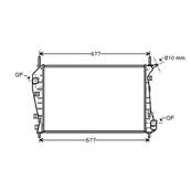 Radiateur de refroidissement moteur pour FORD MONDEO II ph.1 2000-2003, OEM: 1320515, Neuf