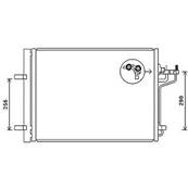 Condenseur de Climatisation pour FORD FOCUS III ph.1 2011-2014, OEM: 1693590, Neuf